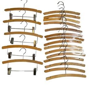 Children's Shirt and Pant Wooden Hangers 12”-Matilda Jane Clothing-Qty‎ 20